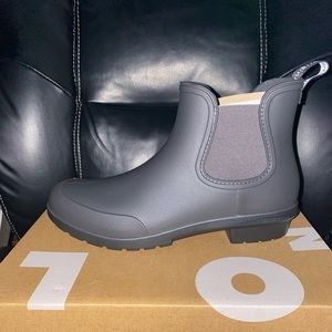 Planone‎ Black Rain Boots NEW